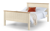 light coloured frame with footboard